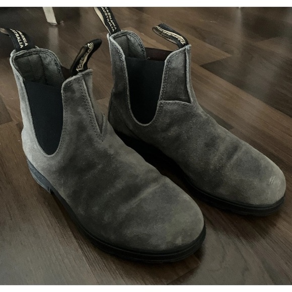 Blundstone Women's Classic Chelsea Boots Charcoal Grey Leather AU 6.5 US - Picture 3 of 15